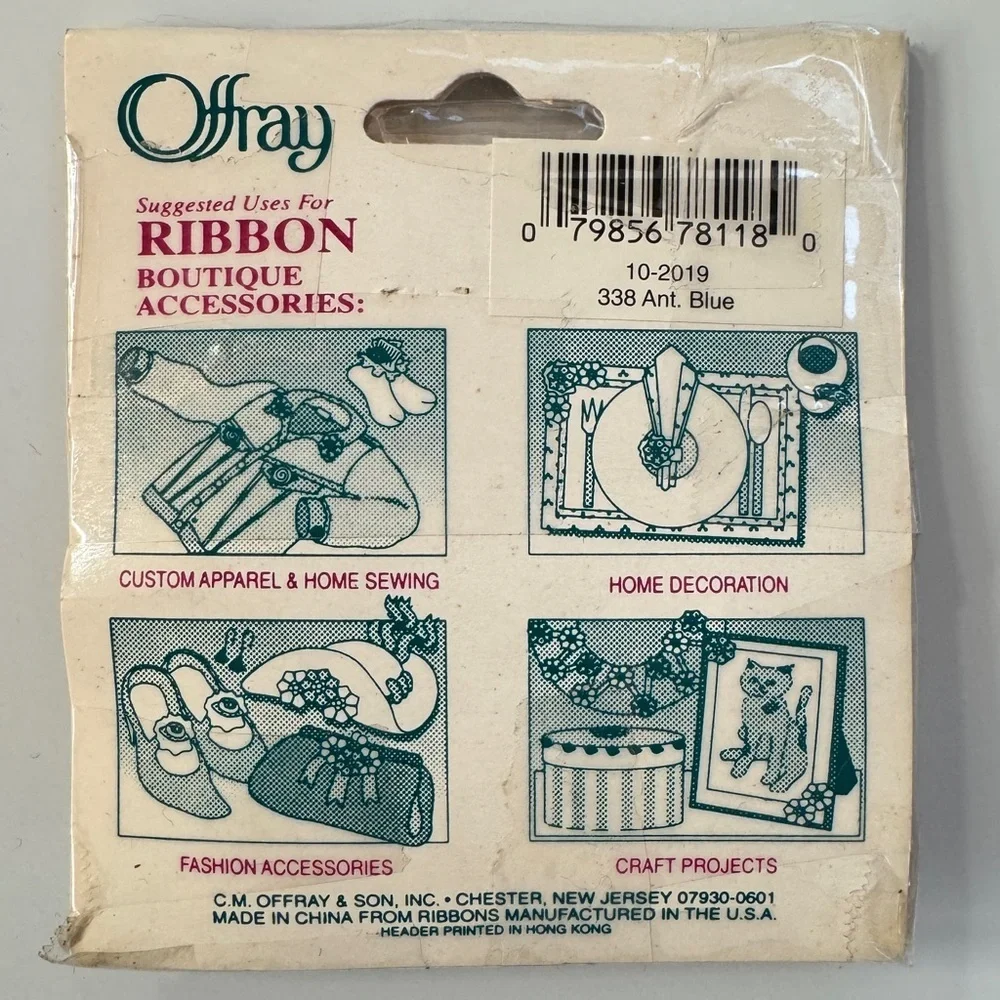 Offray Ribbon Boutique Accessories 10 Roses White - Picture 4 of 4